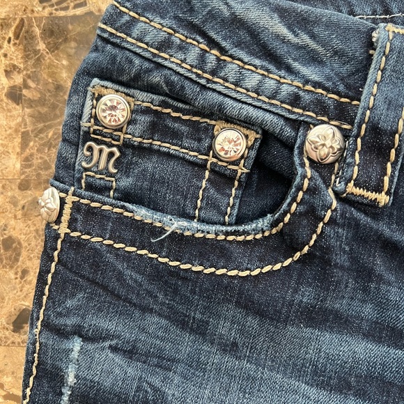 🌺Miss Me Low Rise Skinny Stretch Jeans Sz26 Like New - Picture 5 of 6